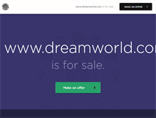 Tablet Screenshot of dreamworld.com